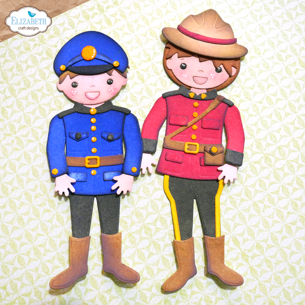 Elizabeth Craft Designs Peter the Mountie Dies (2095) (DISCONTINUED)