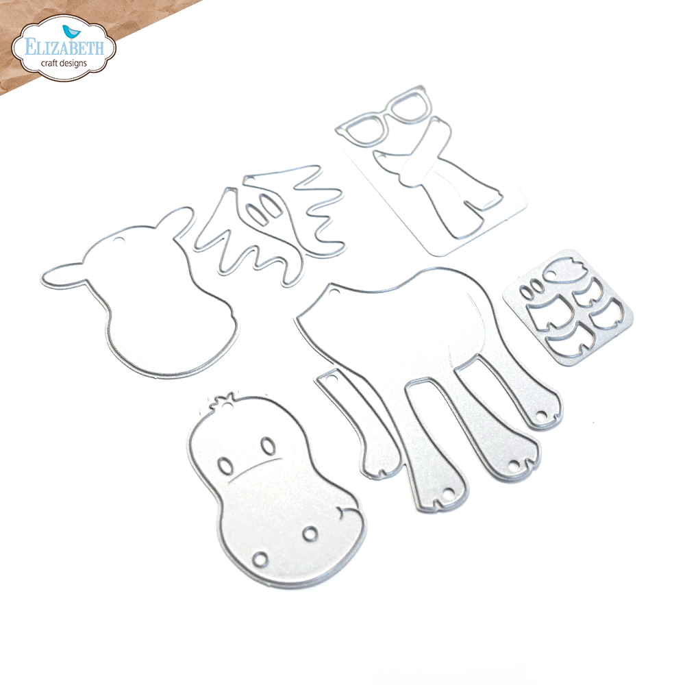 Elizabeth Craft Designs Liam the Moose Dies (2094) (DISCONTINUED)