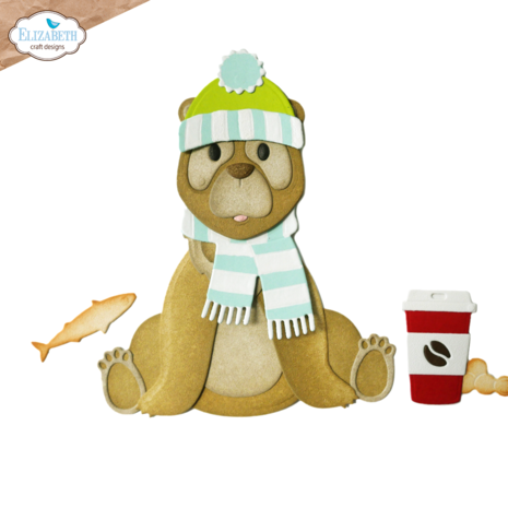 Elizabeth Craft Designs Oli the Bear Dies (2092) (DISCONTINUED) Elizabeth Craft Designs Oli the Bear Dies (2092) (DISCONTINUED)