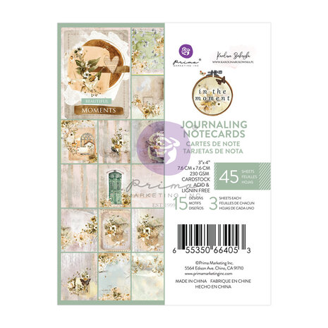 Prima Marketing In The Moment 3x4 Inch Journaling Cards (664053) (DISCONTINUED)