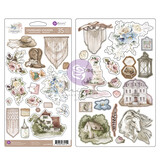 Prima Marketing Bohemian Heart Chipboard Stickers (35pcs) (664152) (DISCONTINUED)