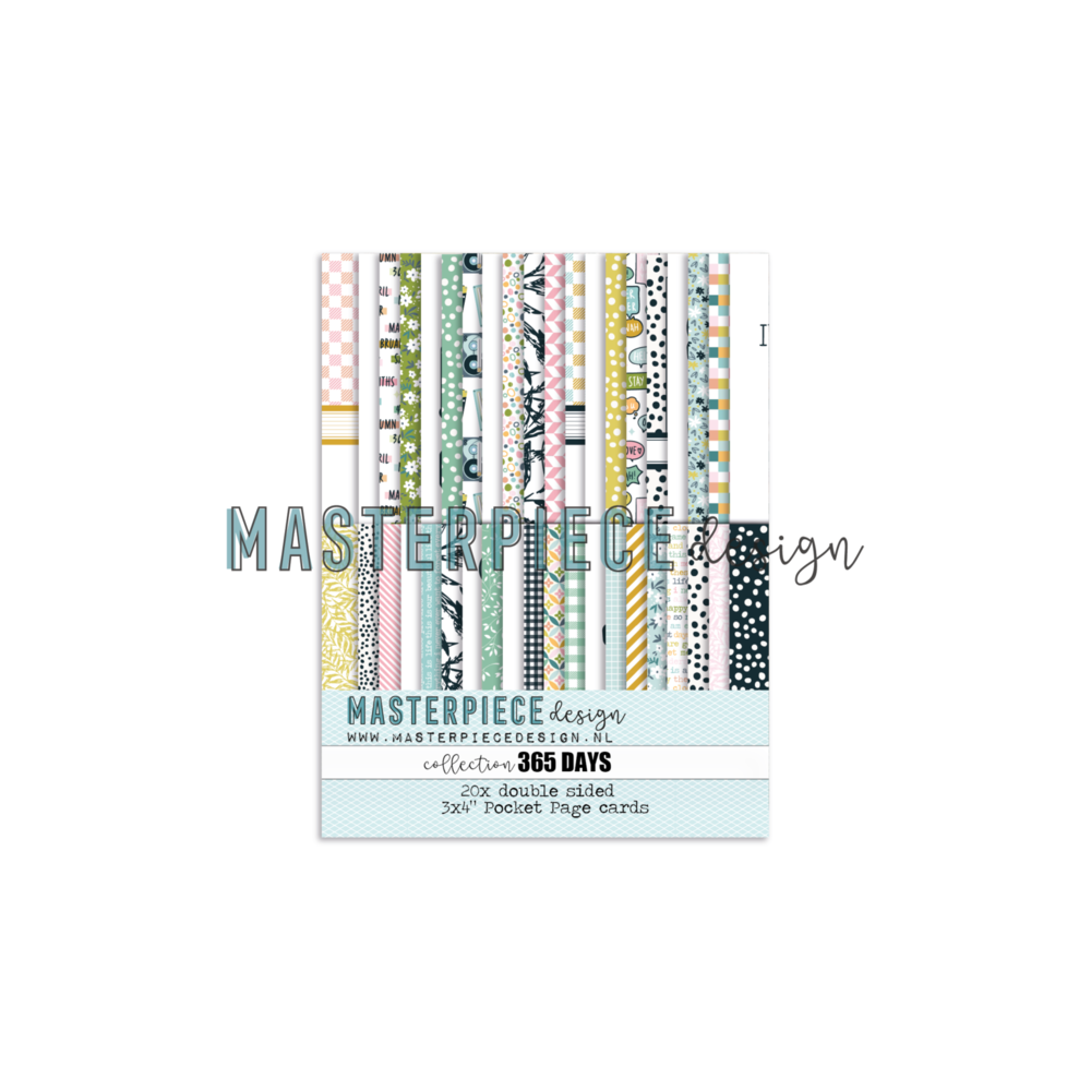Masterpiece Design 365 Days 3x4 Inch Pocket Page Cards (20pcs) (MP202080) (OUTLET) Masterpiece Design 365 Days 3x4 Inch Pocket Page Cards (20pcs) (MP202080) (OUTLET)