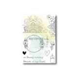 Masterpiece Design I Miss You 4x6 Inch Clear Stamp Set (MP202116) (OUTLET)