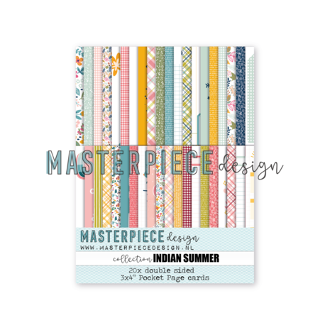 Masterpiece Design Indian Summer 3x4 Inch Pocket Page Cards (20pcs) (MP202026) (OUTLET) Masterpiece Design Indian Summer 3x4 Inch Pocket Page Cards (20pcs) (MP202026) (OUTLET)