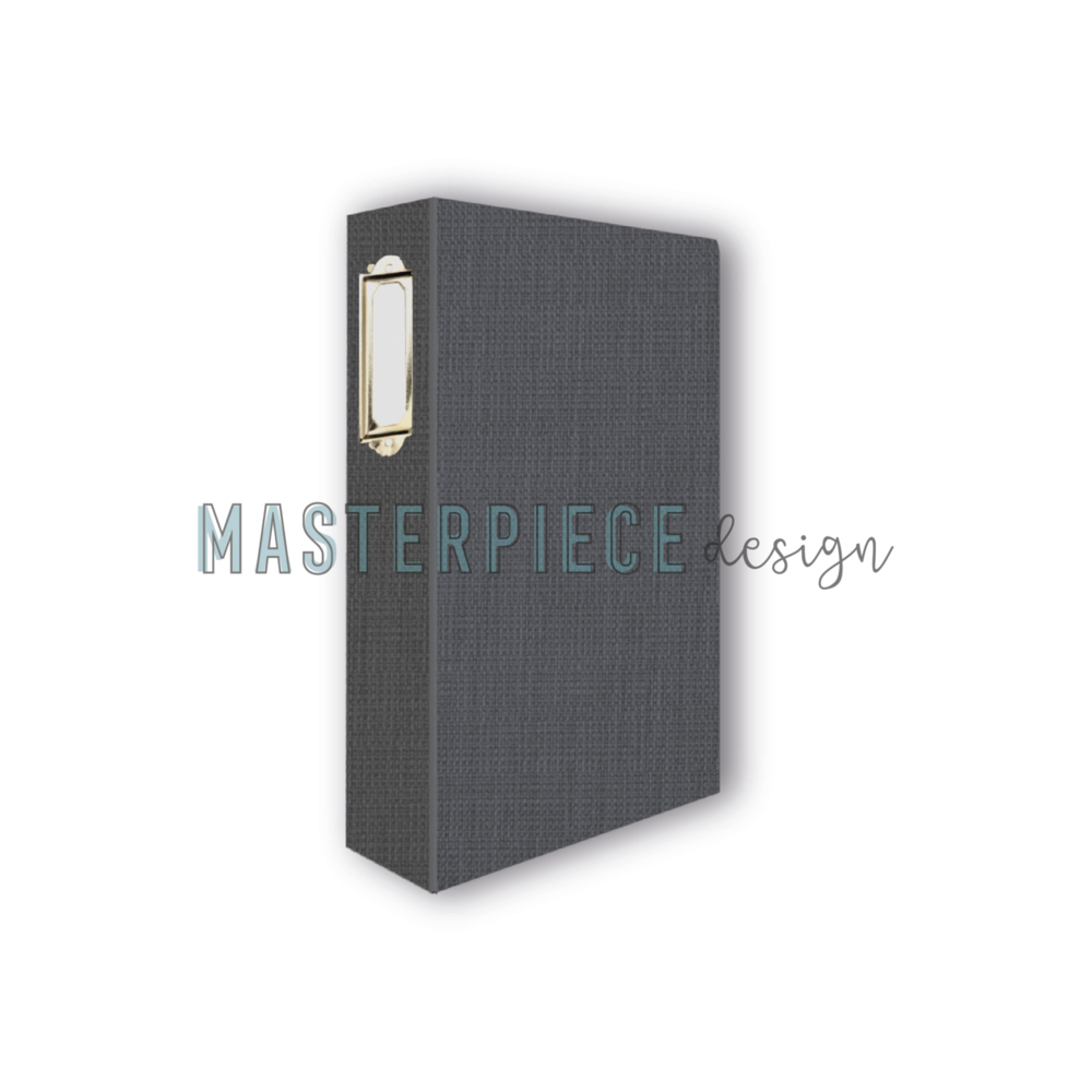 Masterpiece Design Memory Planner Album 4x8 Inch Dark Grey (MP202036) (OUTLET)