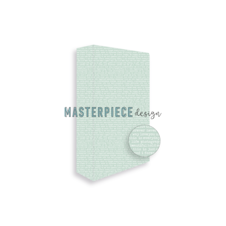Masterpiece Design Memory Planner Album 4x8 Inch Turquoise Text (MP202038) (OUTLET) Masterpiece Design Memory Planner Album 4x8 Inch Turquoise Text (MP202038) (OUTLET)