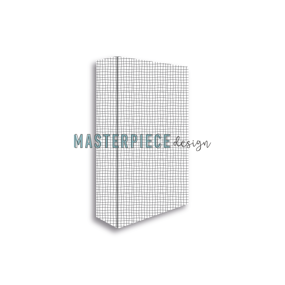 Masterpiece Design Memory Planner Album 4x8 Inch Wonky Grid (MP202102) (OUTLET) Masterpiece Design Memory Planner Album 4x8 Inch Wonky Grid (MP202102) (OUTLET)