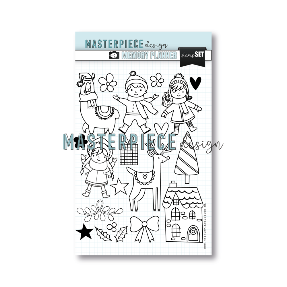 Masterpiece Design Memory Planner Clear Stamp Set 6x8 Inch Merry Memories (MP202158) (OUTLET) Masterpiece Design Memory Planner Clear Stamp Set 6x8 Inch Merry Memories (MP202158) (OUTLET)