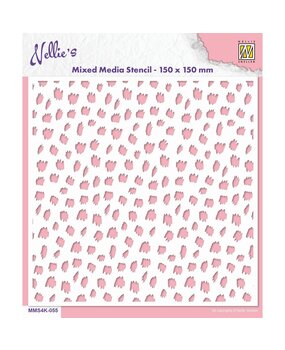 Nellie Snellen Mixed Media Stencil Cheetah (MMS4K-055) (DISCONTINUED)