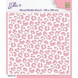 Nellie Snellen Mixed Media Stencil Leopard (MMS4K-057) (DISCONTINUED)