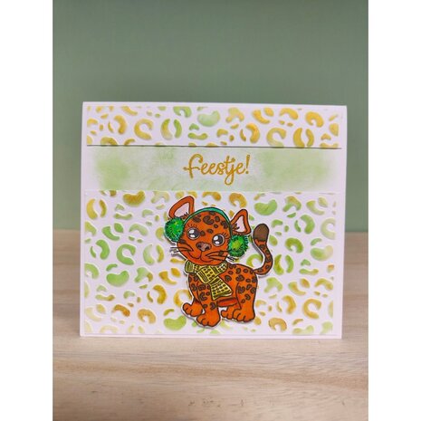 Nellie Snellen Mixed Media Stencil Leopard (MMS4K-057) (OUTLET) Nellie Snellen Mixed Media Stencil Leopard (MMS4K-057) (OUTLET)