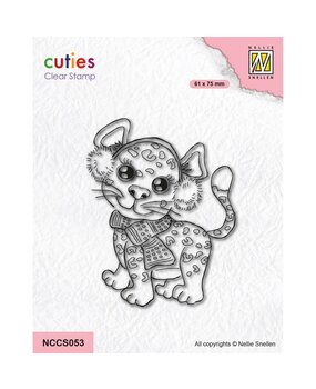 Nellie Snellen Cuties Clear Stamps Cheetah (NCCS053) (DISCONTINUED)