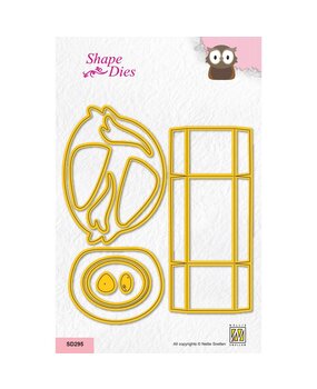 Nellie Snellen Shape Dies Giftbox Owl (SD295) (DISCONTINUED)