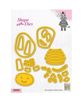 Nellie Snellen Shape Dies Zebra (SD299) (OUTLET)