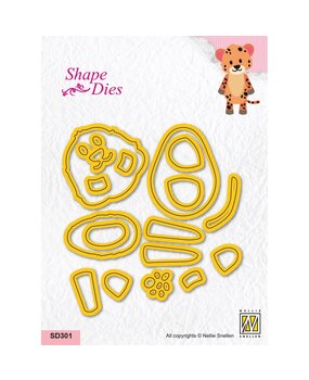 Nellie Snellen Shape Dies Cheetah (SD301) (OUTLET)
