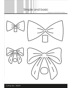 Simple and Basic Bow & Butterfly Dies (SBD391) (DISCONTINUED)