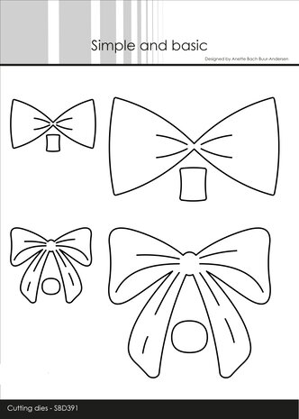 Simple and Basic Bow & Butterfly Dies (SBD391) (DISCONTINUED)