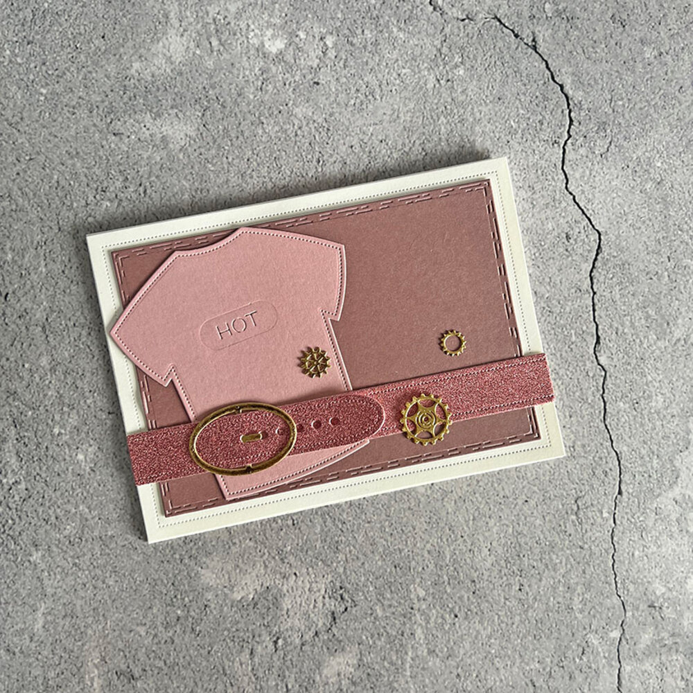 Simple and Basic Broken Lines Slimcard Dies (SBD386) (DISCONTINUED)