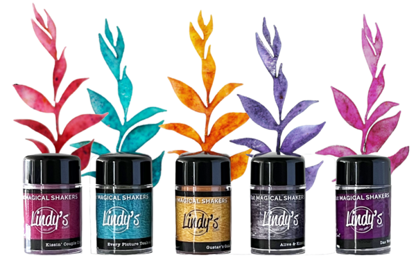 Lindy's Stamp Gang Painter's Palette Kissing Klimt Flat Magical Shakers (mshaker-SET-PP-03) Lindy's Stamp Gang Painter's Palette Kissing Klimt Flat Magical Shakers (mshaker-SET-PP-03)