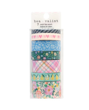 American Crafts Bea Valint Poppy and Pear Washi Tape Spools (7pcs) (34025816) (OUTLET)