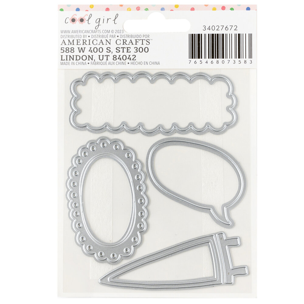 American Crafts Pebbles Cool Girl Dies (4pcs) (34027672) (OUTLET) American Crafts Pebbles Cool Girl Dies (4pcs) (34027672) (OUTLET)