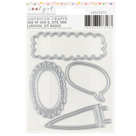 American Crafts Pebbles Cool Girl Dies (4pcs) (34027672) (OUTLET) American Crafts Pebbles Cool Girl Dies (4pcs) (34027672) (OUTLET)