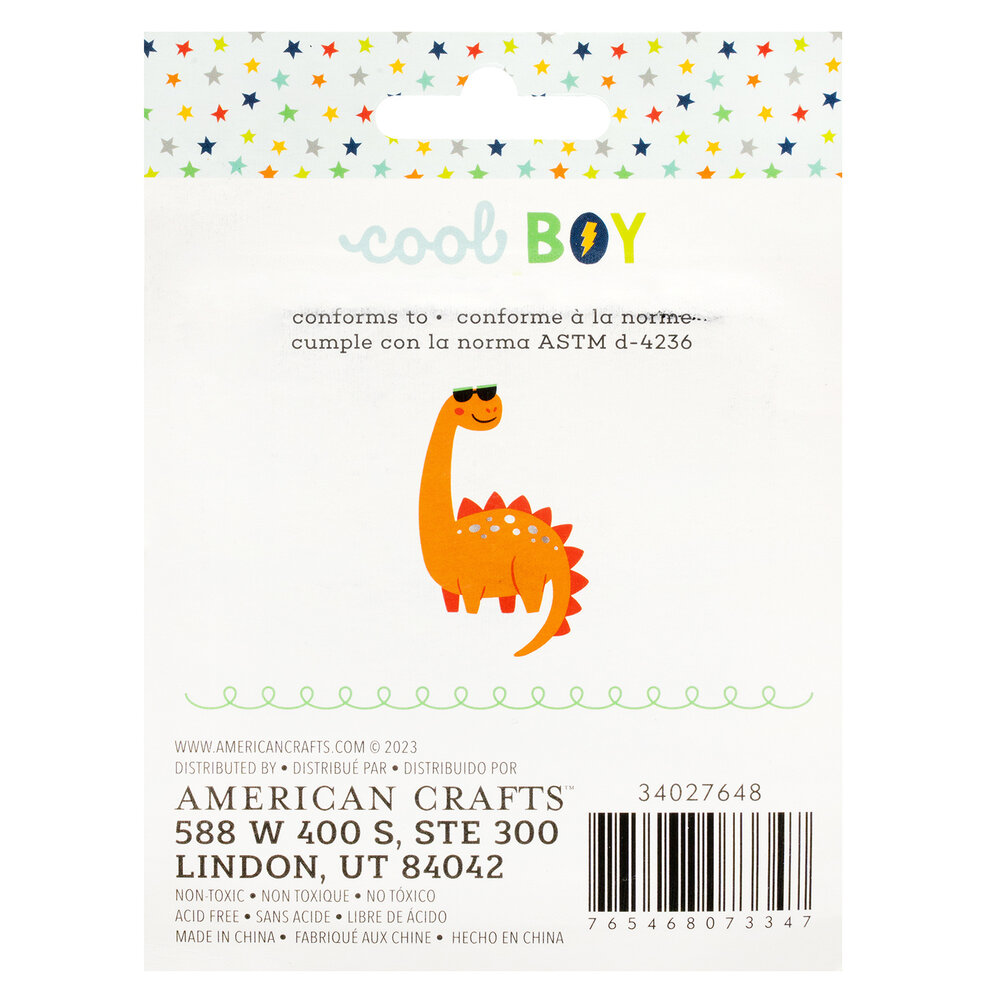 American Crafts Pebbles Cool Boy Ink Pads (4pcs) (34027648) (OUTLET)