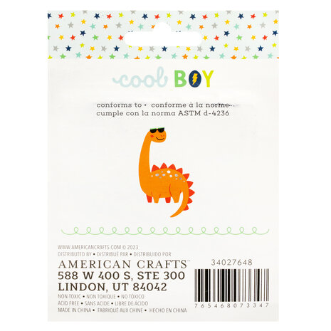 American Crafts Pebbles Cool Boy Ink Pads (4pcs) (34027648) (OUTLET)