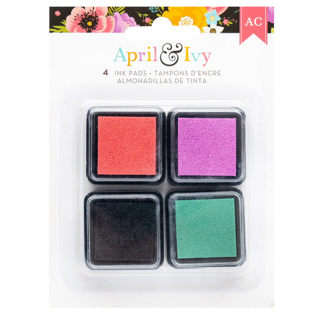 American Crafts April and Ivy Ink Pads (4pcs) (34025590) (OUTLET) American Crafts April and Ivy Ink Pads (4pcs) (34025590) (OUTLET)
