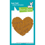 Lawn Fawn Foiled Sentiments: Happy Valentine's Day Hot Foil Plate (LF3321) (OUTLET)