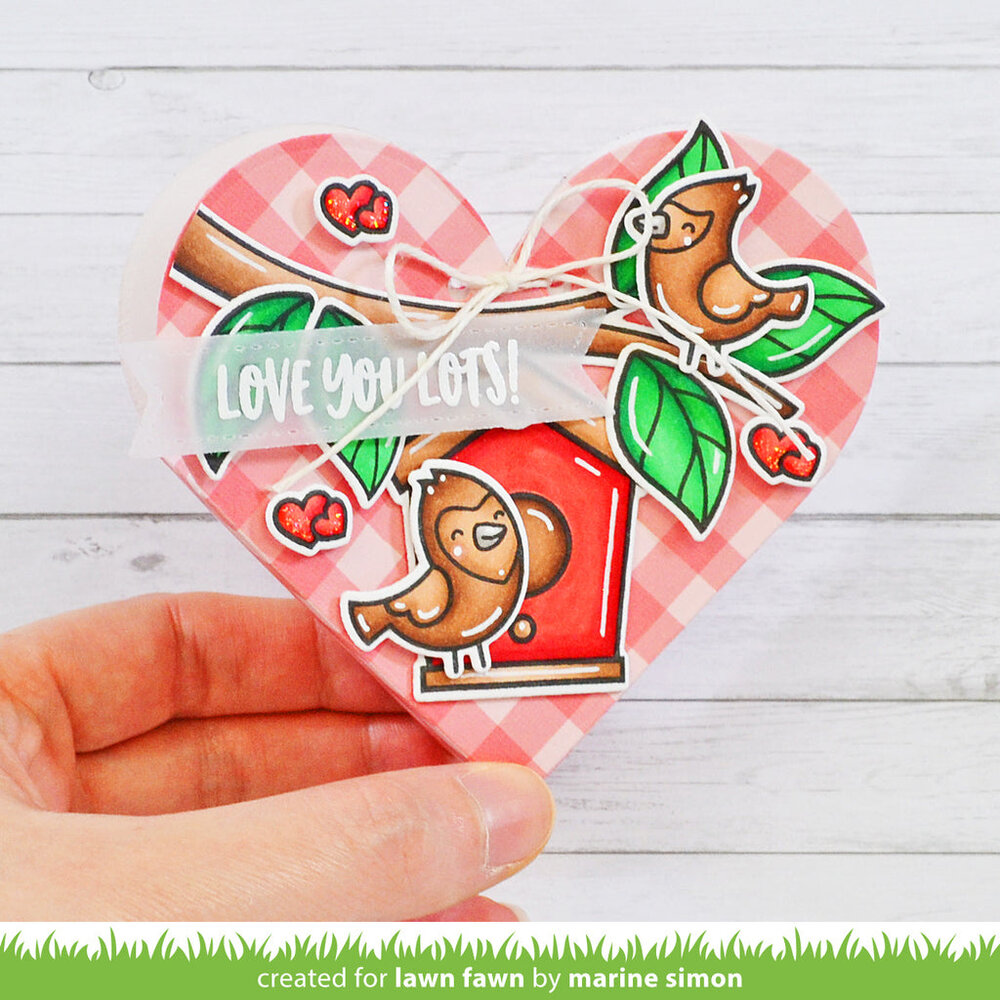Lawn Fawn Heart Pouch Lawn Cuts Dies (LF3318) (OUTLET) Lawn Fawn Heart Pouch Lawn Cuts Dies (LF3318) (OUTLET)