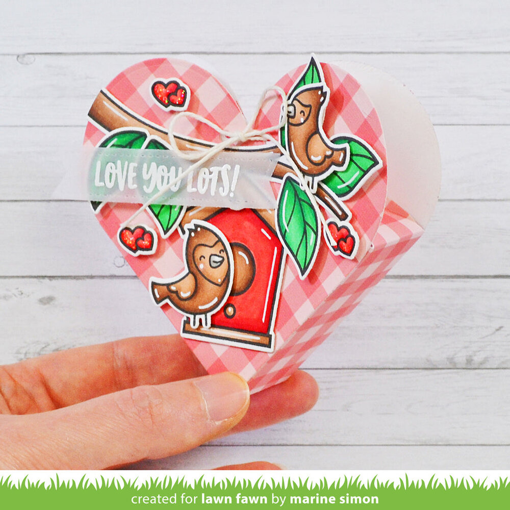 Lawn Fawn Heart Pouch Lawn Cuts Dies (LF3318) (OUTLET) Lawn Fawn Heart Pouch Lawn Cuts Dies (LF3318) (OUTLET)