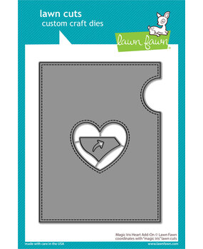 Lawn Fawn Magic Iris Heart Add-On Lawn Cuts Dies (LF3314) (OUTLET)
