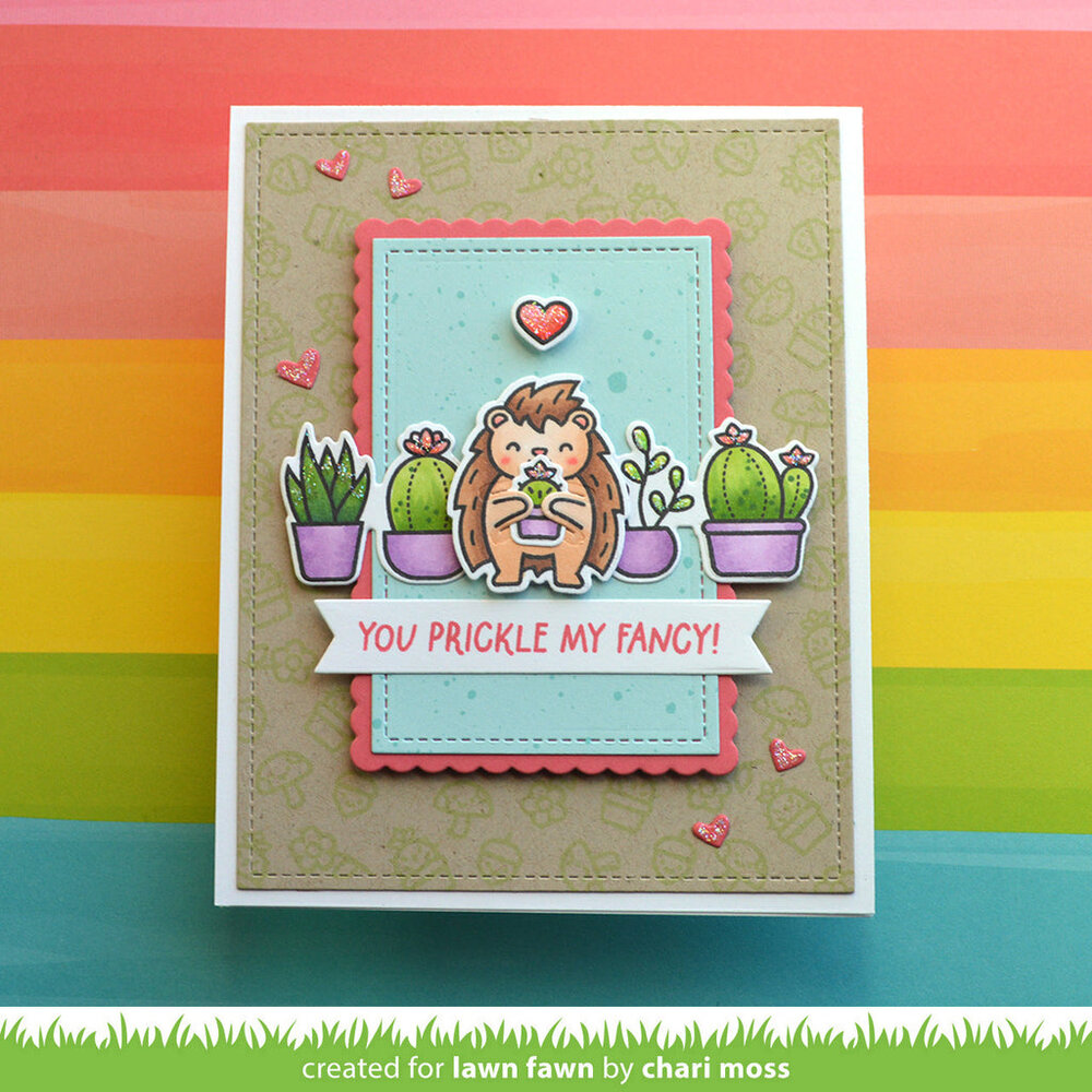 Lawn Fawn Porcu-pine for You Add-On Clear Stamps (LF3301) (DISCONTINUED) Lawn Fawn Porcu-pine for You Add-On Clear Stamps (LF3301) (DISCONTINUED)