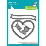 Lawn Fawn Ta-Da! Diorama! Heart Window Add-On Lawn Cuts Dies (LF3312) (OUTLET)