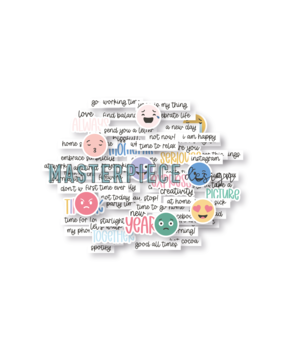 Masterpiece Design Timeless Memories Die-cuts Text (MP202190) (OUTLET)
