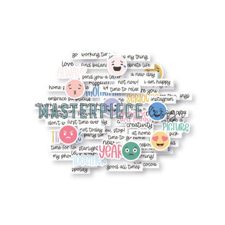 Masterpiece Design Timeless Memories Die-cuts Text (MP202190) (OUTLET) Masterpiece Design Timeless Memories Die-cuts Text (MP202190) (OUTLET)