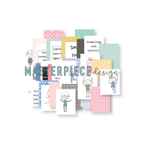 Masterpiece Design Timeless Memories 3x4 Inch Pocket Page Cards (20pcs) (MP202187) (OUTLET) Masterpiece Design Timeless Memories 3x4 Inch Pocket Page Cards (20pcs) (MP202187) (OUTLET)