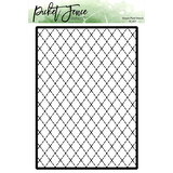 Picket Fence Studios Simple Plaid 6x8 Inch Stencil (SC-437) (OUTLET)