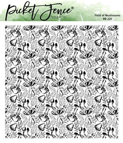 Picket Fence Studios Field of Mushrooms 6x6 Inch Clear Stamps (BB-220) (OUTLET) Picket Fence Studios Field of Mushrooms 6x6 Inch Clear Stamps (BB-220) (OUTLET)