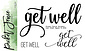 Get Well, Again 3x4 Inch Clear Stamps (S-209) (OUTLET) Get Well, Again 3x4 Inch Clear Stamps (S-209) (OUTLET)