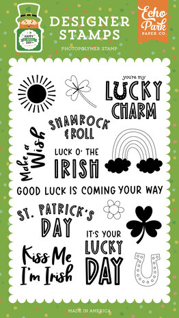 Echo Park Good Luck Coming Your Way Designer Stamps (SPD350041) (DISCONTINUED) Echo Park Good Luck Coming Your Way Designer Stamps (SPD350041) (DISCONTINUED)
