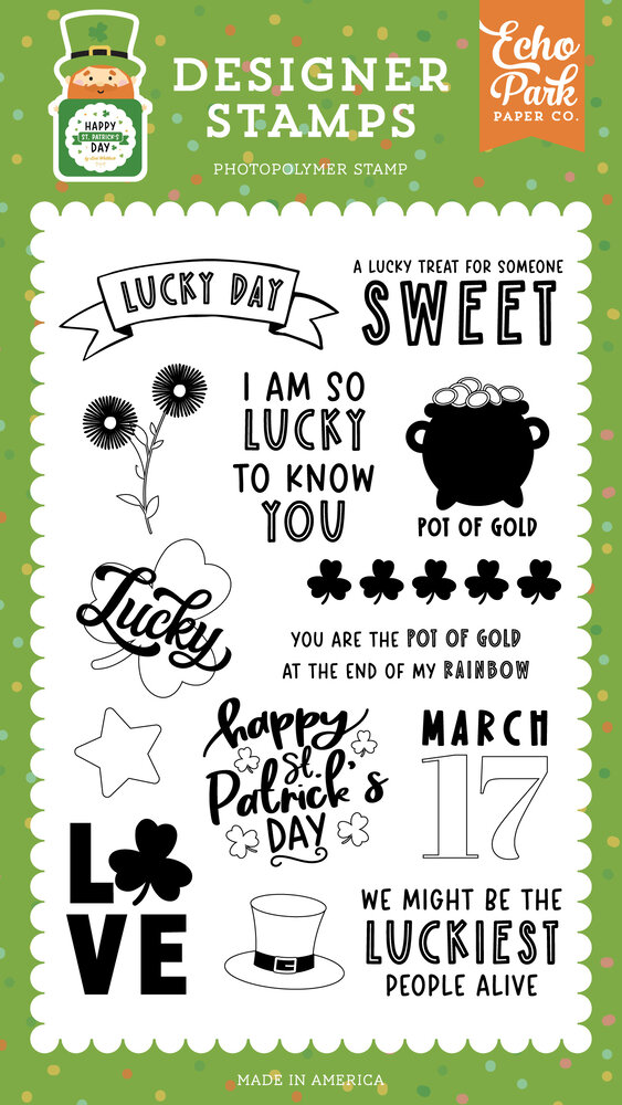 Echo Park Pot Of Gold Designer Stamps (SPD350040) (DISCONTINUED) Echo Park Pot Of Gold Designer Stamps (SPD350040) (DISCONTINUED)