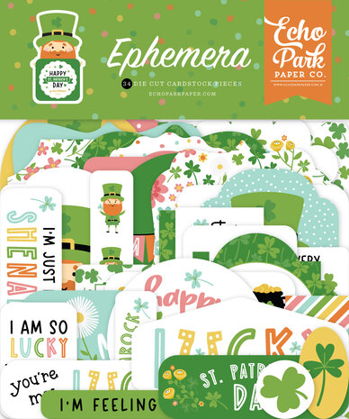 Echo Park Happy St. Patrick's Day Ephemera (SPD350024) (DISCONTINUED) Echo Park Happy St. Patrick's Day Ephemera (SPD350024) (DISCONTINUED)