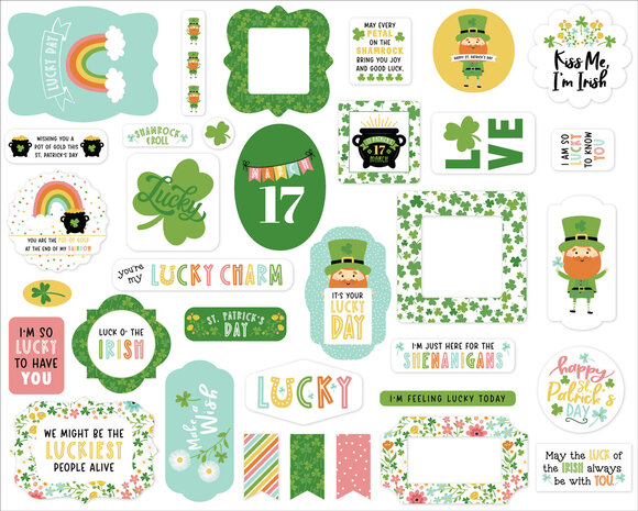 Echo Park Happy St. Patrick's Day Ephemera (SPD350024) (DISCONTINUED) Echo Park Happy St. Patrick's Day Ephemera (SPD350024) (DISCONTINUED)