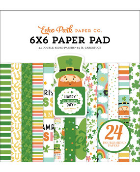 Echo Park Happy St. Patrick's Day 6x6 Inch Paper Pad (SPD350023) (DISCONTINUED) Echo Park Happy St. Patrick's Day 6x6 Inch Paper Pad (SPD350023) (DISCONTINUED)