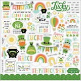 Echo Park Happy St. Patrick's Day Element Sticker (SPD350014) (DISCONTINUED)