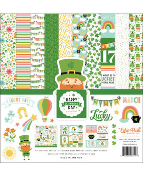 Echo Park Happy St. Patrick's Day 12x12 Inch Collection Kit (SPD350016) (DISCONTINUED) Echo Park Happy St. Patrick's Day 12x12 Inch Collection Kit (SPD350016) (DISCONTINUED)