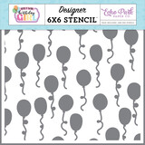 Echo Park Party Balloons Stencil (MWG349035) (OUTLET)