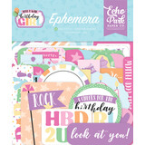 Echo Park Make A Wish Birthday Girl Ephemera (MWG349024) (DISCONTINUED)